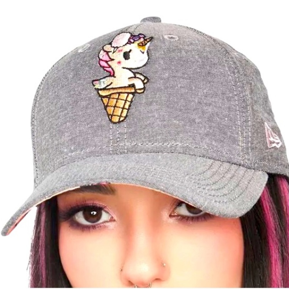 ❤️ Tokidoki Rainbow Unicorn Ice Cream Unicorno Cap Hat NWOT